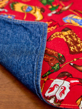 Load image into Gallery viewer, Vintage Red and Blue Cowboy Placemats