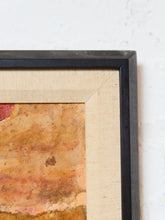 Load image into Gallery viewer, Black and Orange Mixed Media Expressionist Abstract by Shirley Bleviss