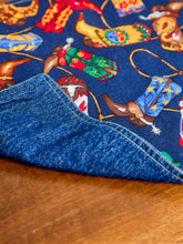 Load image into Gallery viewer, Vintage Red and Blue Cowboy Placemats