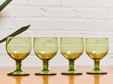 Load image into Gallery viewer, 1960’s Green Goblets