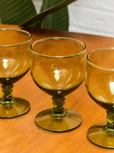Load image into Gallery viewer, 1960’s Green Goblets