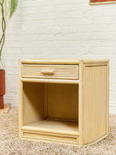 Load image into Gallery viewer, Bamboo Vintage Pair of Nightstands