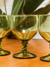 Load image into Gallery viewer, 1960’s Green Goblets