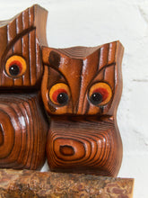 Load image into Gallery viewer, 70s Witco Style Wooden Owls