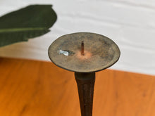 Load image into Gallery viewer, Pair of Vintage Iron Candlesticks