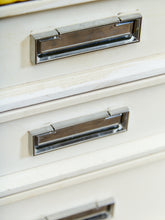Load image into Gallery viewer, Yellow and White as Found Dresser