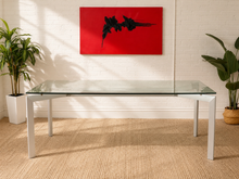 Load image into Gallery viewer, Mario Hasuike Seccose Italian Glass Dining Table