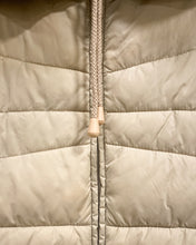 Load image into Gallery viewer, Beige Puffer Vest with Hood (XL)