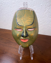 Load image into Gallery viewer, Vintage Handpainted Carved Wood Mask