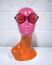 Load image into Gallery viewer, Burgundy Squiggle Sunnies