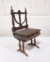 Load image into Gallery viewer, Vintage Bronze French Chair Jewelry Box
