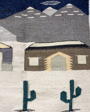 Load image into Gallery viewer, Vintage Wool Southwestern Pueblo Tapestry