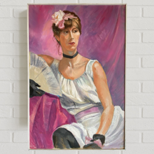 Load image into Gallery viewer, Nadine Oil on Canvas by June Coy