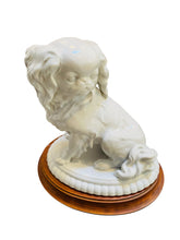 Load image into Gallery viewer, White Porcelain Pekingese