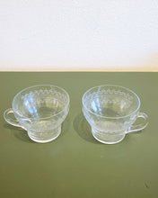 Load image into Gallery viewer, Vintage Pair of Small Needle Etched Cups