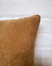 Load image into Gallery viewer, Small Rectangular Caramel Colored Pillow