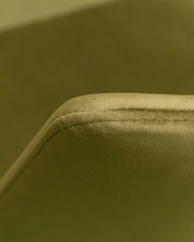 Load image into Gallery viewer, Modern Daisy upholstered chair with tapered back, rounded cushioned seat, and sculptural tulip-style pedestal base