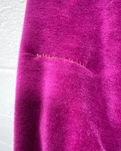 Load image into Gallery viewer, Vintage Fuchsia Velour Dress (9)