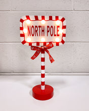 Load image into Gallery viewer, North Pole Light Up Christmas Decor