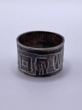 Load image into Gallery viewer, Artisanal Brutalist Silver Ring