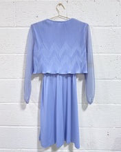 Load image into Gallery viewer, Vintage Dusty Blue Dress - As Found (8)