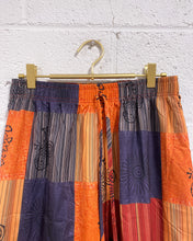 Load image into Gallery viewer, Flowy Graphic Pants in Oranges and Reds