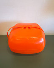 Load image into Gallery viewer, Vintage MCM Orange Plastic Picnic Set