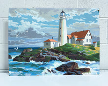 Load image into Gallery viewer, Vintage PBN Lighthouse