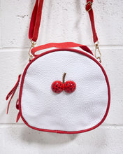 Load image into Gallery viewer, White Cherry Purse