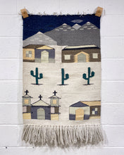 Load image into Gallery viewer, Vintage Wool Southwestern Pueblo Tapestry