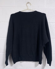 Load image into Gallery viewer, Vintage Le-Pullover Sweater with Sparkly Appliqués (L)