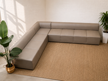 Load image into Gallery viewer, Vintage Steelcase Modular Sectional Seating in taupe Upholstery