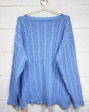 Load image into Gallery viewer, Knit Blue Sweater (3X)