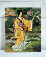 Load image into Gallery viewer, Vintage PBN Japanese Woman with Fan