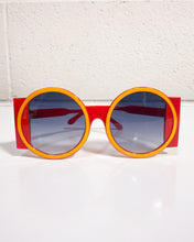 Load image into Gallery viewer, Red and Orange Round Sunnies
