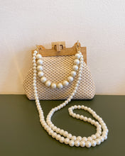 Load image into Gallery viewer, Woven Purse with Pearl Strap #2