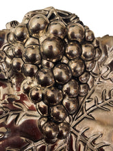 Load image into Gallery viewer, Silver Plated Grapes and Leaf Trinket Dish