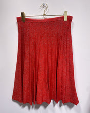 Load image into Gallery viewer, Vintage Knit Sparkly Red Skirt - As Found