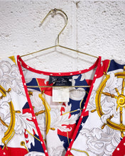 Load image into Gallery viewer, Vintage 1980’s Diane Freis Nautical Dress