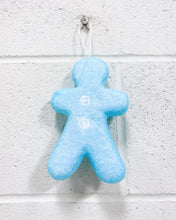 Load image into Gallery viewer, Turquoise Glitter Gingerbread Ornament