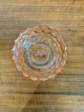 Load image into Gallery viewer, Pink Depression Cubist Oval Divided Glass Trinket Dish Bowl 1930s