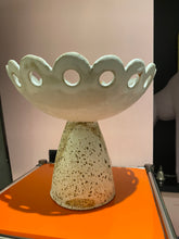 Load image into Gallery viewer, Speckled Scalloped Compote