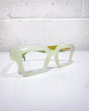 Load image into Gallery viewer, Mint Green Rectagular Glasses