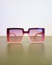 Load image into Gallery viewer, Pink and Purple Rectangular Sunnies