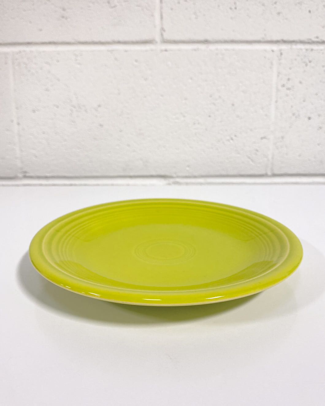 Small Chartreuse Fiesta Ware Plate