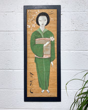 Load image into Gallery viewer, Vintage Painting of a Geisha, 1959