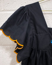 Load image into Gallery viewer, Black Embroidered Nicaragua Dress