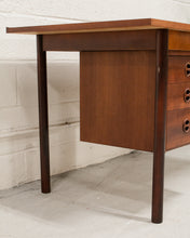Load image into Gallery viewer, Danish Modern Teak Vintage Desk
