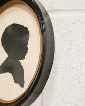 Load image into Gallery viewer, Vintage Silhouette of a Little Boy