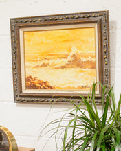 Load image into Gallery viewer, Vintage Golden Ocean Art